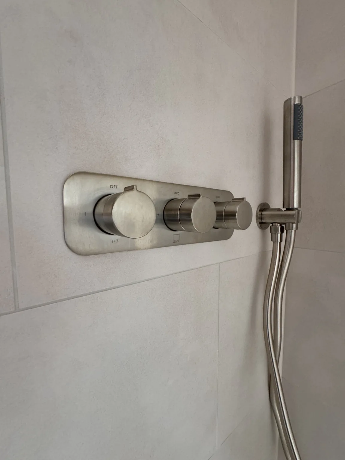 Vado concealed shower controls