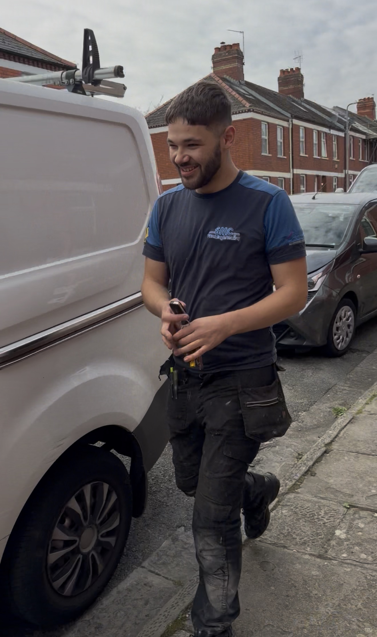 Shayne, second-year apprentice with SMC Plumbing and Heating